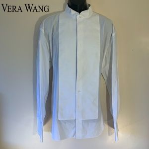 Vera Wang Black Label Stretch Tux Shirt 18.5 / 36-38 Tall slim fit